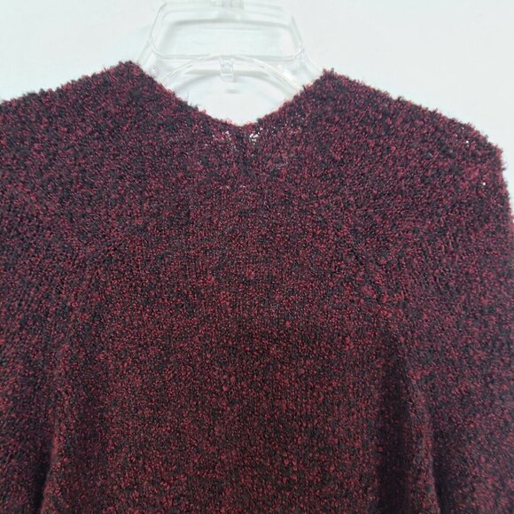 BP NWT Oversized Knit Cardigan Sweater Burgandy Size M Academia Cozy Core - Picture 6 of 8